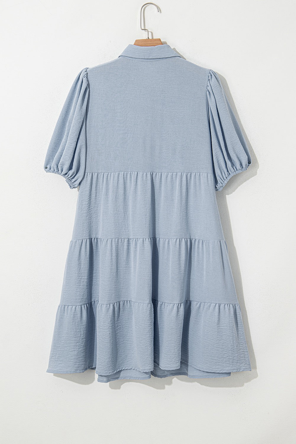 PREORDER--SHORT SLEEVE TIERED DRESS