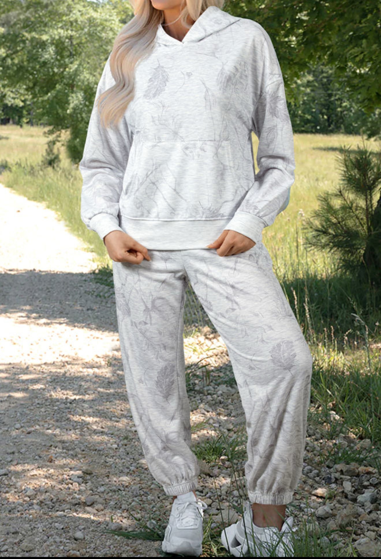 Abstract print 2 piece set