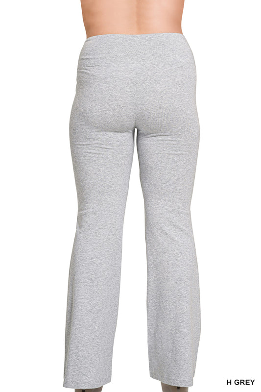 PLUS HIGH WAIST YOGA FLARE PANTS