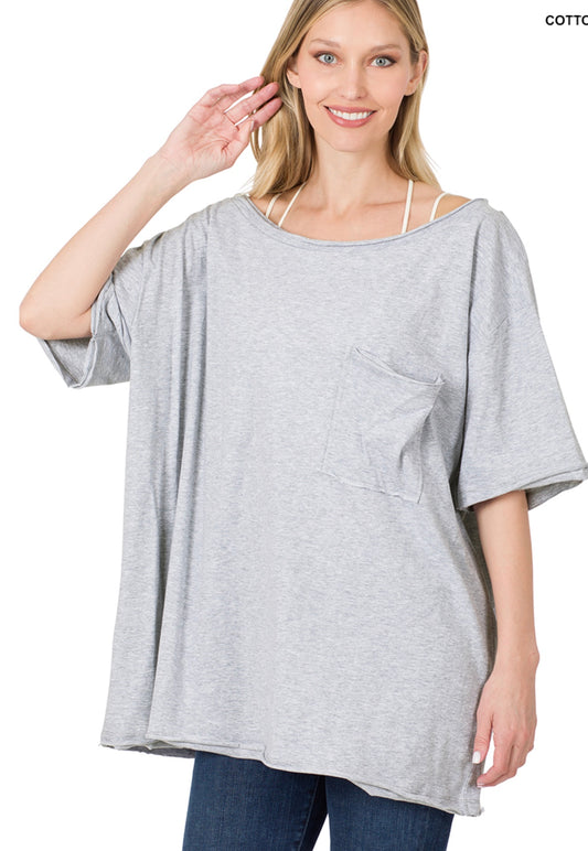 Light sage green oversized tee