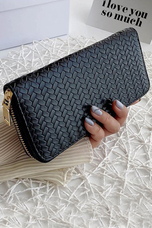 Vegan Leather Long Wallet