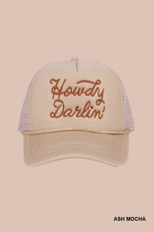 Howdy mesh SnapBack hat