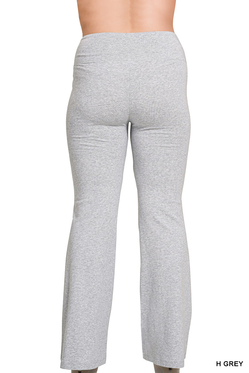 PLUS HIGH WAIST YOGA FLARE PANTS
