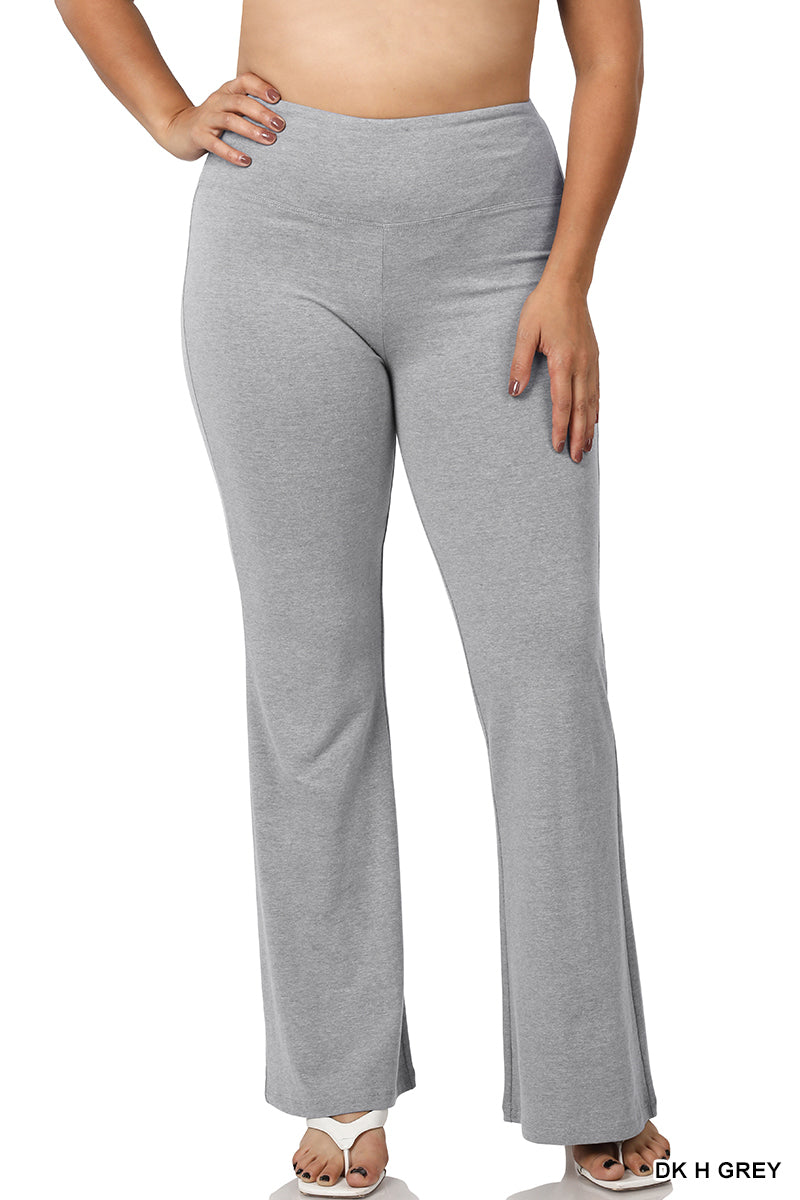PLUS HIGH WAIST YOGA FLARE PANTS