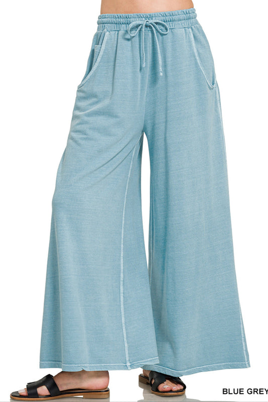 French Terry Washed Pants