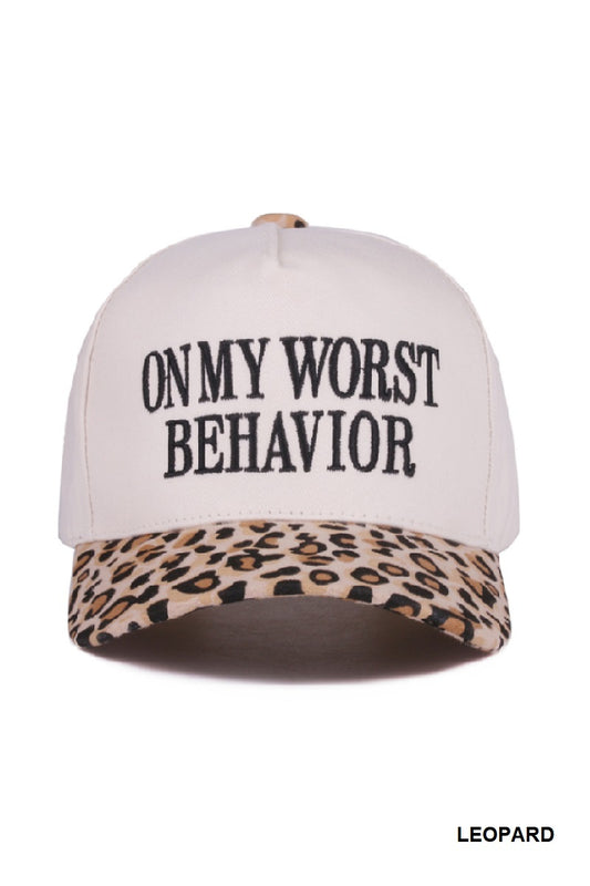 Two Tone Canvas Cotton Hat